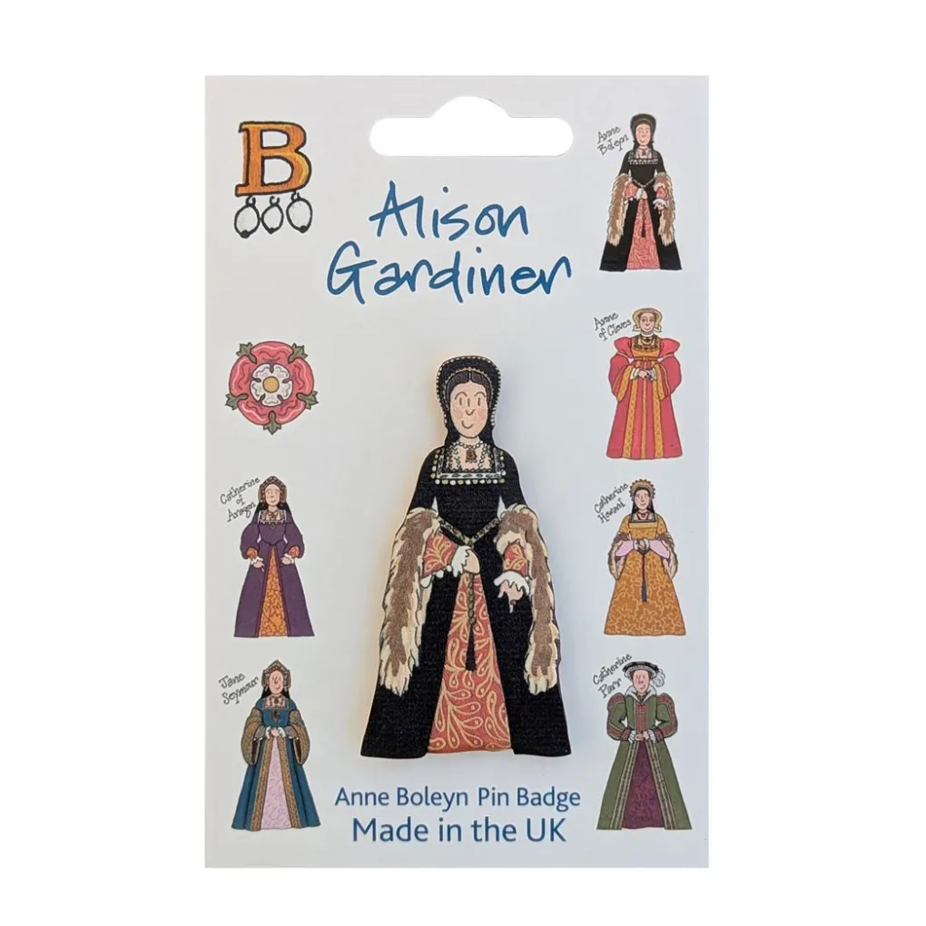 Hot Alison Gardiner Anne Boleyn Single Pin Badge