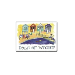 New Alison Gardiner Beach Huts Fridge Magnet