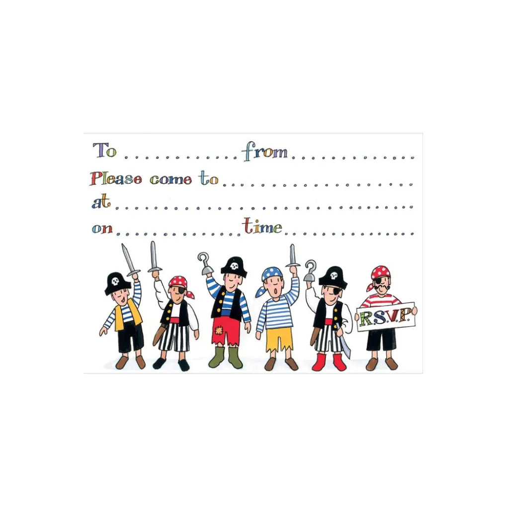 Best Alison Gardiner Boys Party Invitation