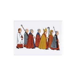 Hot Alison Gardiner Cathedral Procession Fridge Magnet