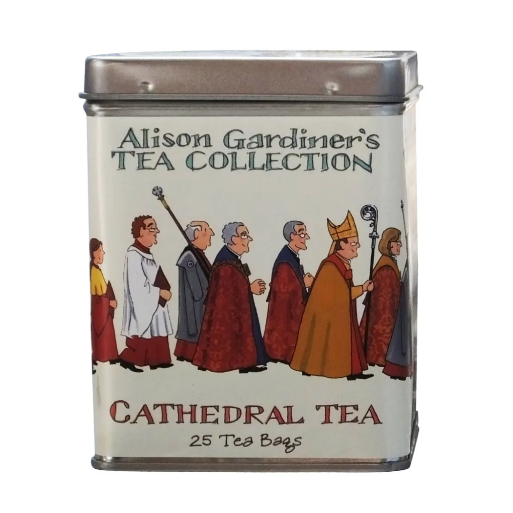 Hot Alison Gardiner Cathedral Procession Tea Caddy (with 25 tea bags)