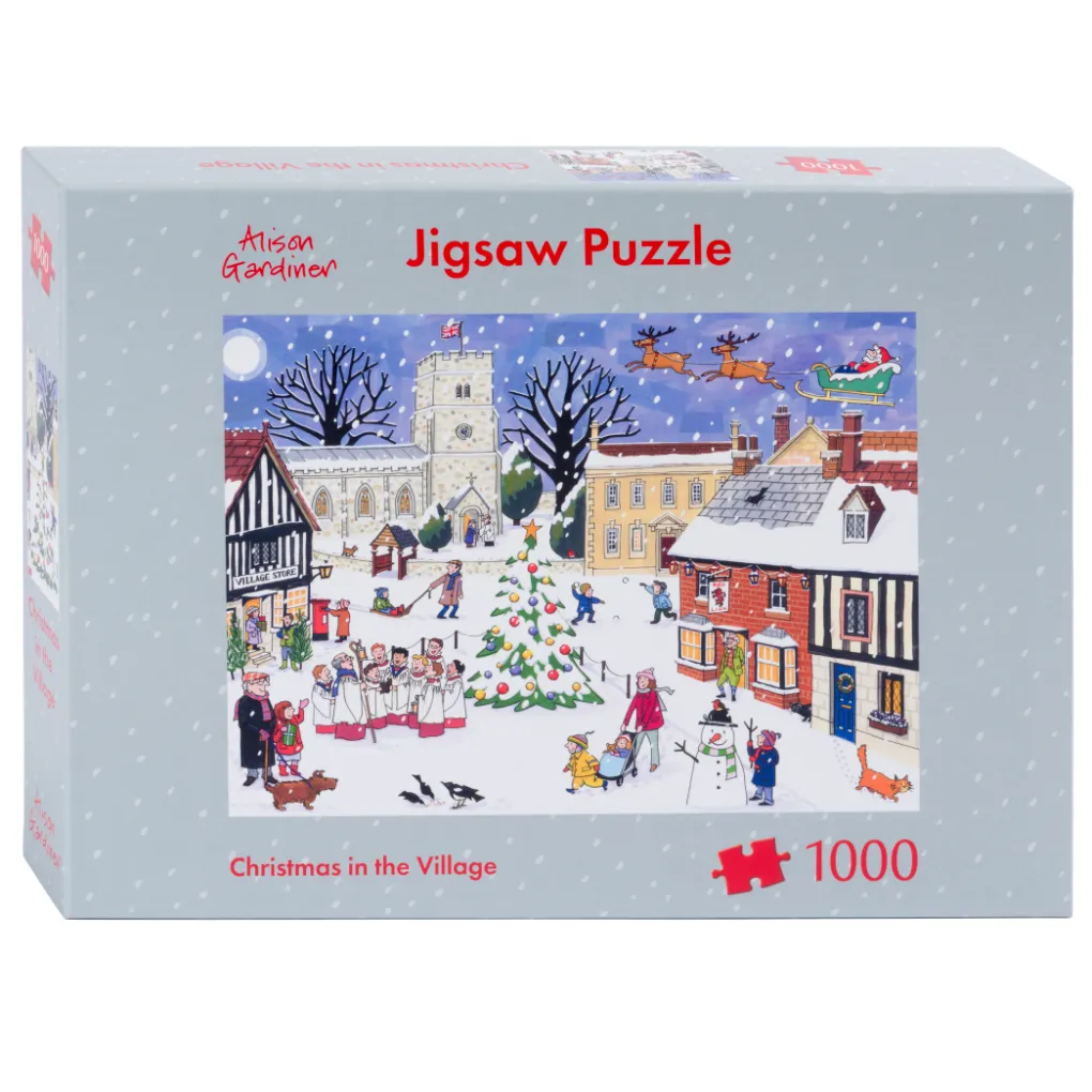 New Alison Gardiner Christmas in the Village Jigsaw Puzzle