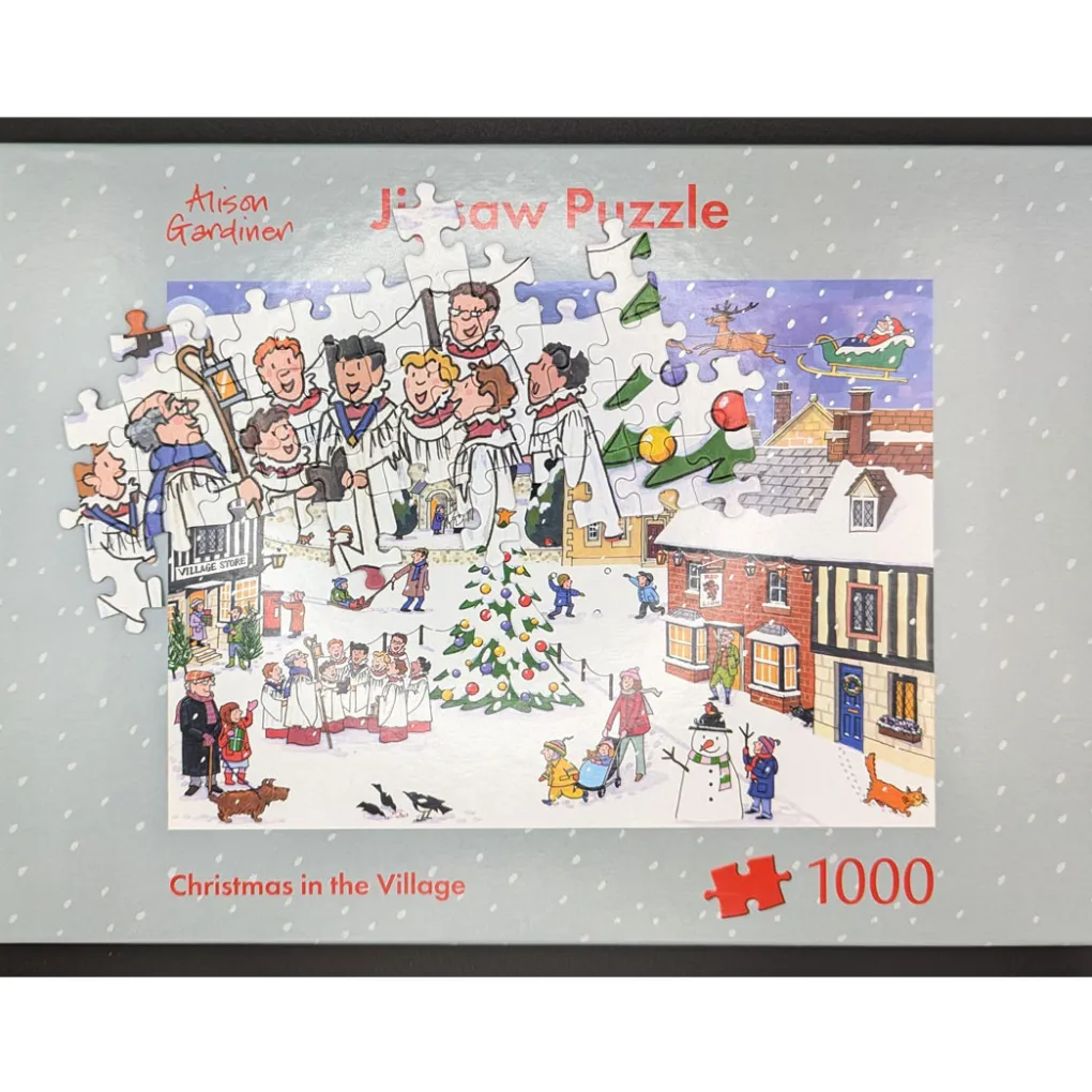 New Alison Gardiner Christmas in the Village Jigsaw Puzzle