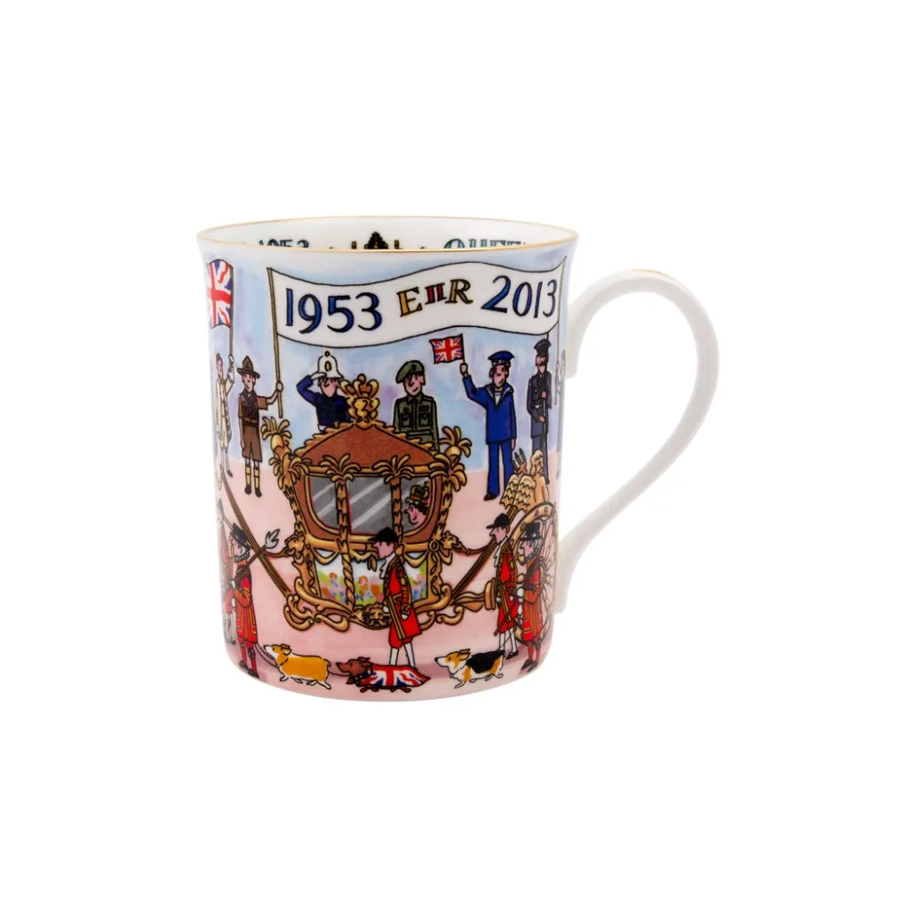 Online Alison Gardiner Coronation Anniversary Artist's Limited Edition Mug