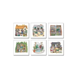 Alison Gardiner Garden Coasters Set of 6