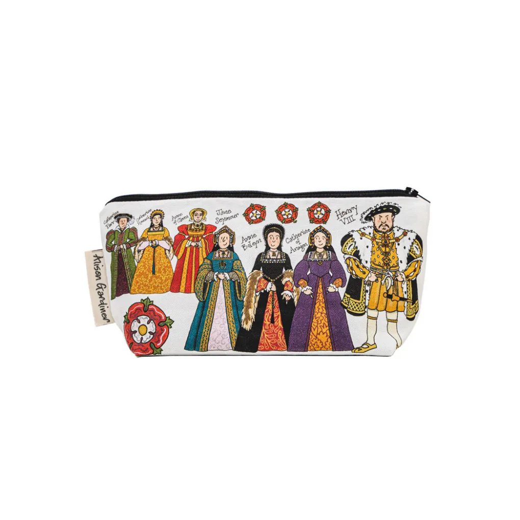 Best Alison Gardiner Henry VIII Cosmetic Bag / Pencil Case