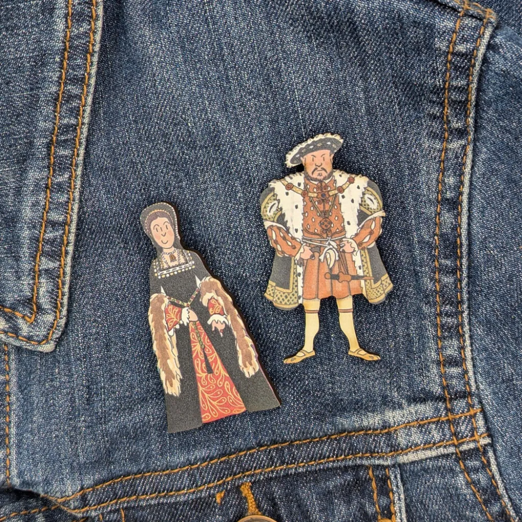 Discount Alison Gardiner Henry VIII Pin Single Badge