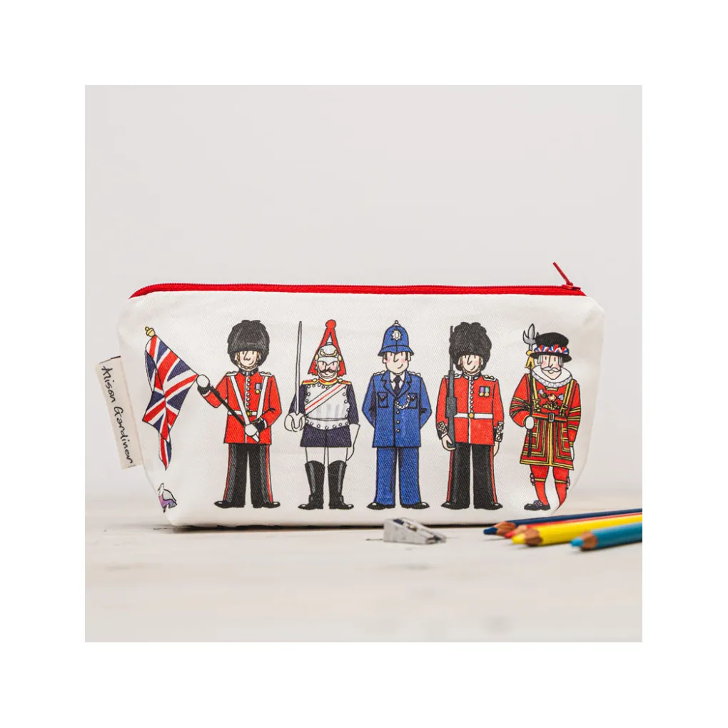 Clearance Alison Gardiner London Figures Cosmetic Bag / Pencil Case