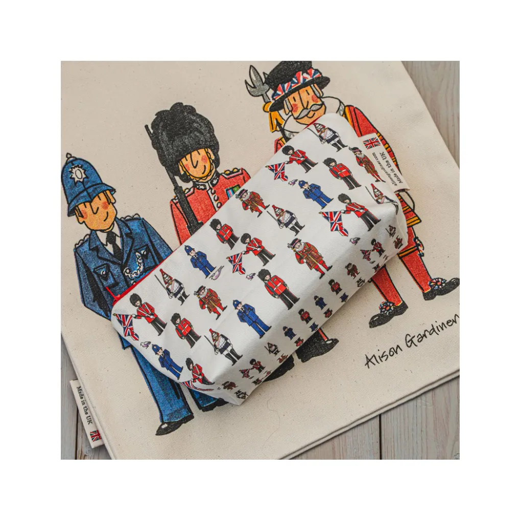 Clearance Alison Gardiner London Figures Cosmetic Bag / Pencil Case