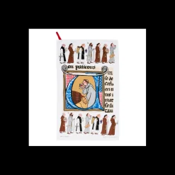 Discount Alison Gardiner Monks Tea Towel