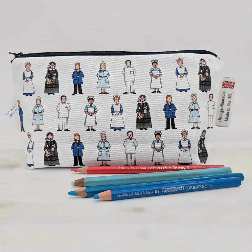 Sale Alison Gardiner Nursing Cosmetic Bag / Pencil Case