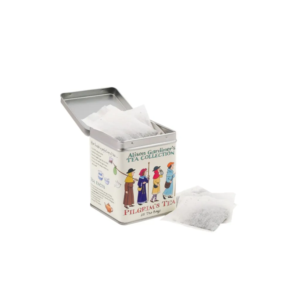 Outlet Alison Gardiner Pilgrims Tea Caddy 25 Bags