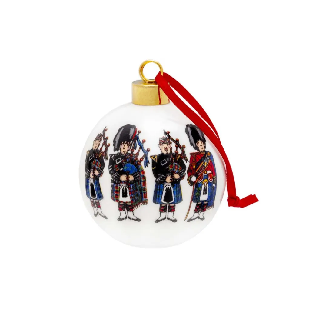 Best Alison Gardiner Scottish Pipers Bauble