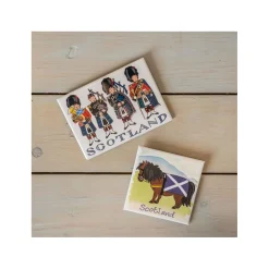Hot Alison Gardiner Scottish Pipers Fridge Magnet