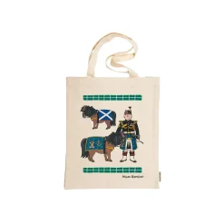 Sale Alison Gardiner Scottish Pipers Tote Bag