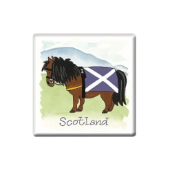 New Alison Gardiner Scottish Pony Fridge Magnet