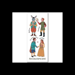 Clearance Alison Gardiner Shakespeare Characters Bookmark