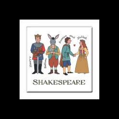 Sale Alison Gardiner Shakespeare Characters Coaster