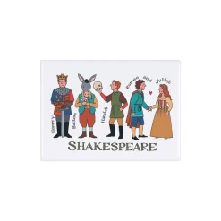 Discount Alison Gardiner Shakespeare Characters Fridge Magnet
