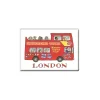 Hot Alison Gardiner Sightseeing Bus, London Fridge Magnet