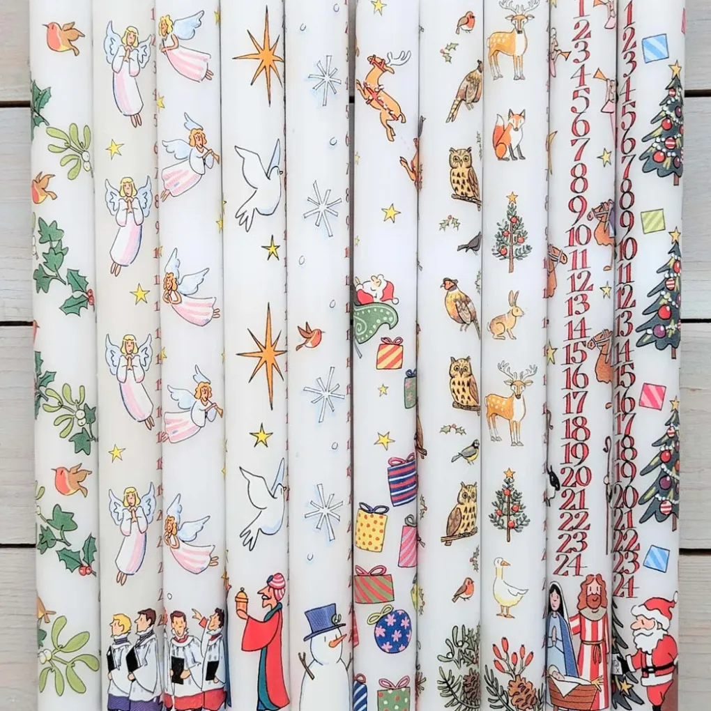 Alison Gardiner Snowmen Christmas Dinner Advent Candle
