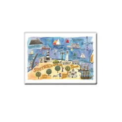 Online Alison Gardiner Southsea Seafront Fridge Magnet