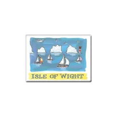 New Alison Gardiner The Needles, Isle of Wight Fridge Magnet