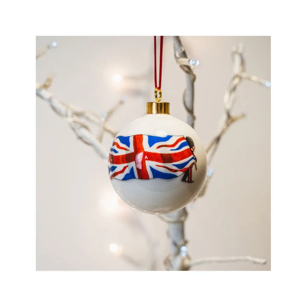 New Alison Gardiner Union Jack Bauble