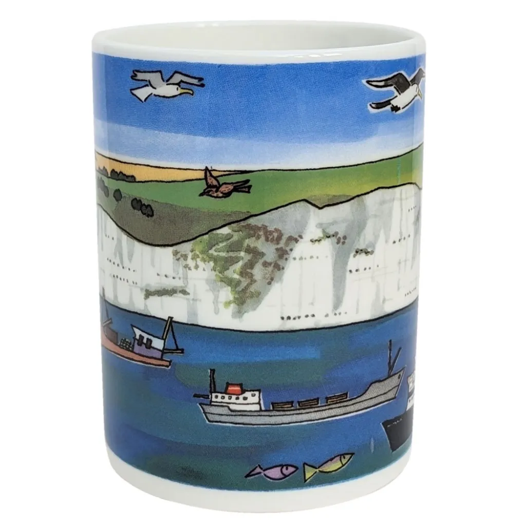 Best Alison Gardiner White Cliffs of Dover Mug