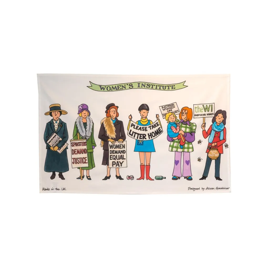 Discount Alison Gardiner Women's Institute Tea Towel